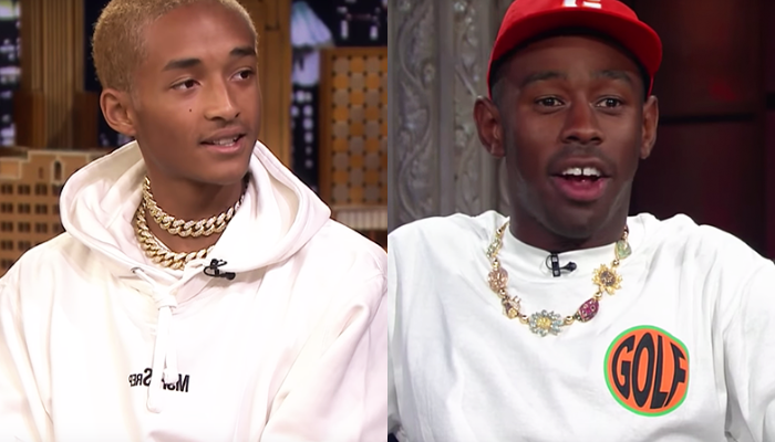 The duo Jaden Smith and Tyler Gregory Okonma